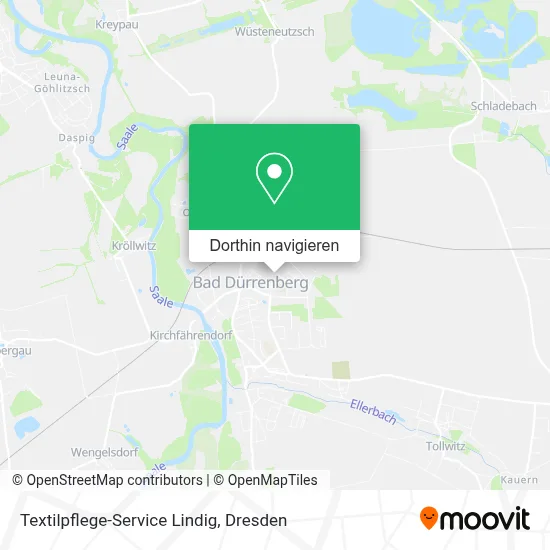 Textilpflege-Service Lindig Karte