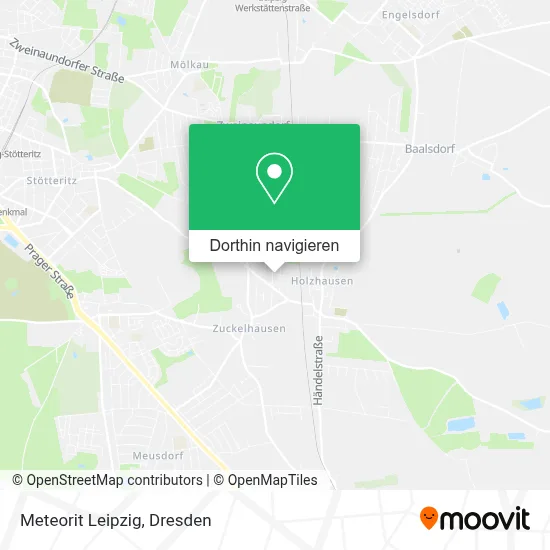 Meteorit Leipzig Karte