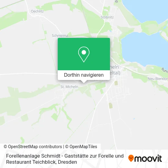 Forellenanlage Schmidt - Gaststätte zur Forelle und Restaurant Teichblick Karte