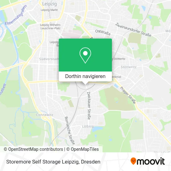 Storemore Self Storage Leipzig Karte