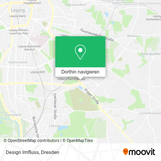 Design Imfluss Karte