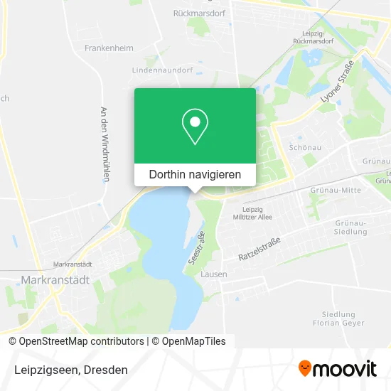 Leipzigseen Karte