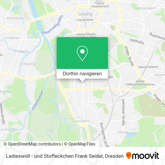 Ledieswoll - und Stoffeckchen Frank Seidel Karte