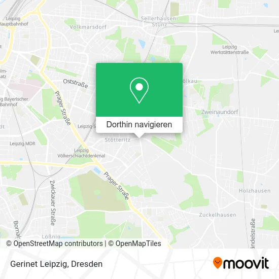 Gerinet Leipzig Karte