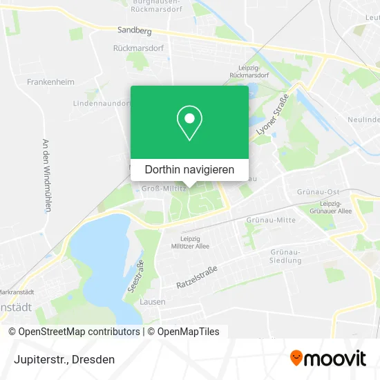 Jupiterstr. Karte