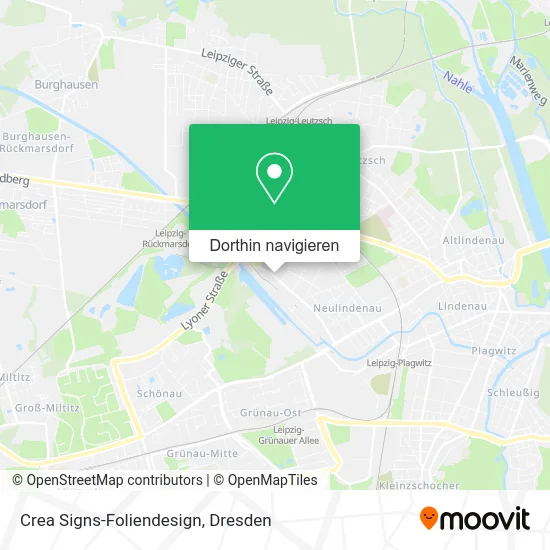 Crea Signs-Foliendesign Karte