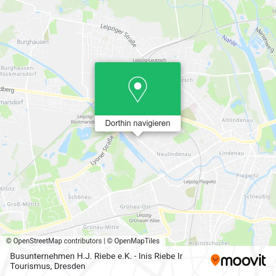 Busunternehmen H.J. Riebe e.K. - Inis Riebe Ir Tourismus Karte