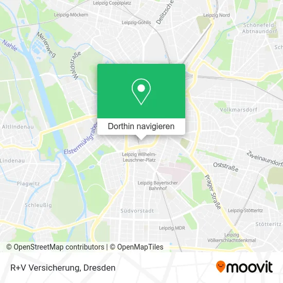 R+V Versicherung Karte