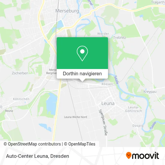 Auto-Center Leuna Karte