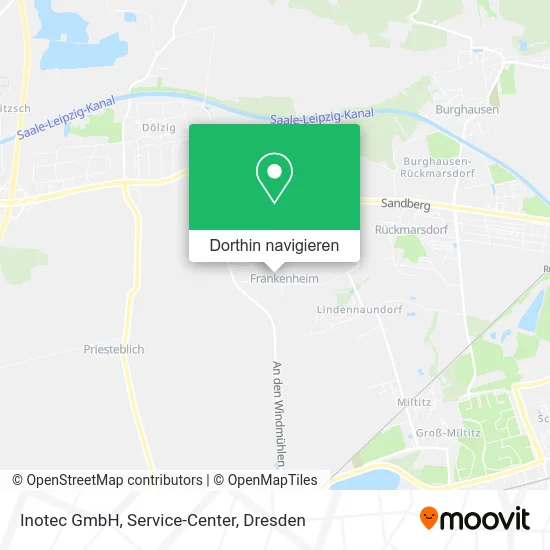 Inotec GmbH, Service-Center Karte