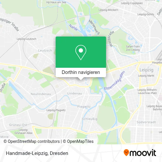 Handmade-Leipzig Karte