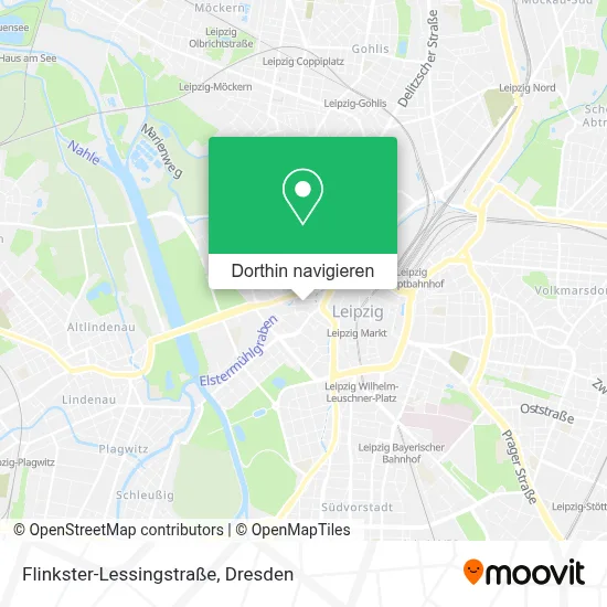 Flinkster-Lessingstraße Karte