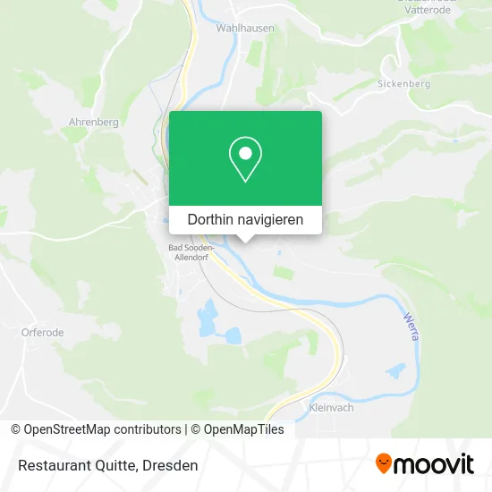 Restaurant Quitte Karte