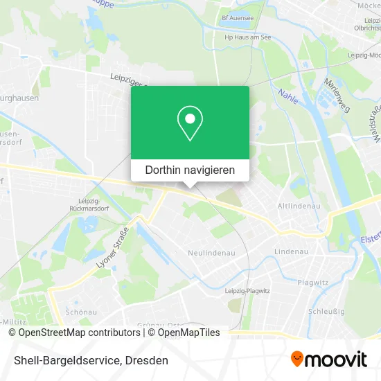 Shell-Bargeldservice Karte