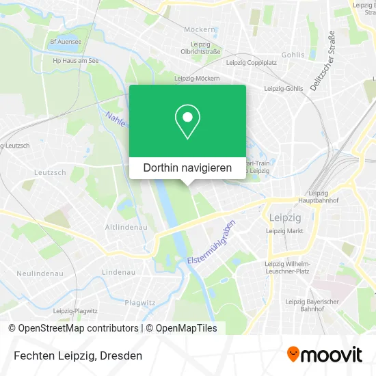 Fechten Leipzig Karte