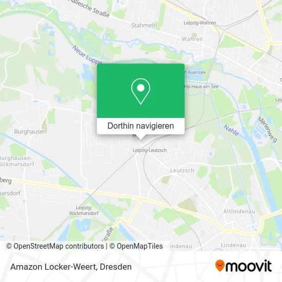 Amazon Locker-Weert Karte