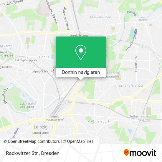 Rackwitzer Str. Karte