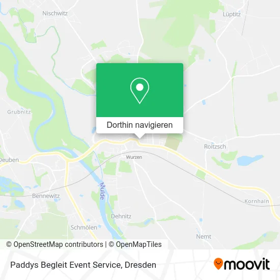 Paddys Begleit Event Service Karte