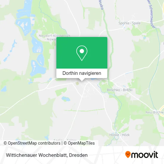 Wittichenauer Wochenblatt Karte