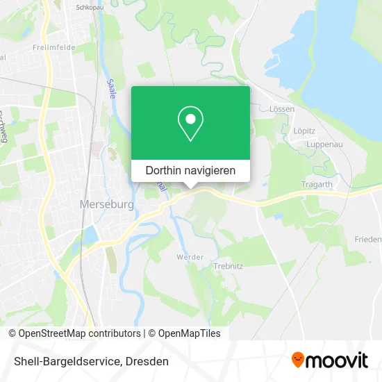 Shell-Bargeldservice Karte