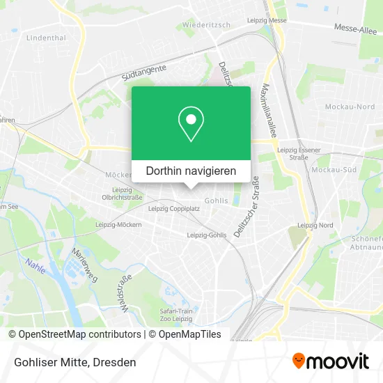 Gohliser Mitte Karte