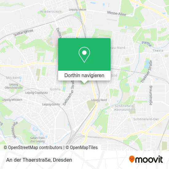 An der Thaerstraße Karte