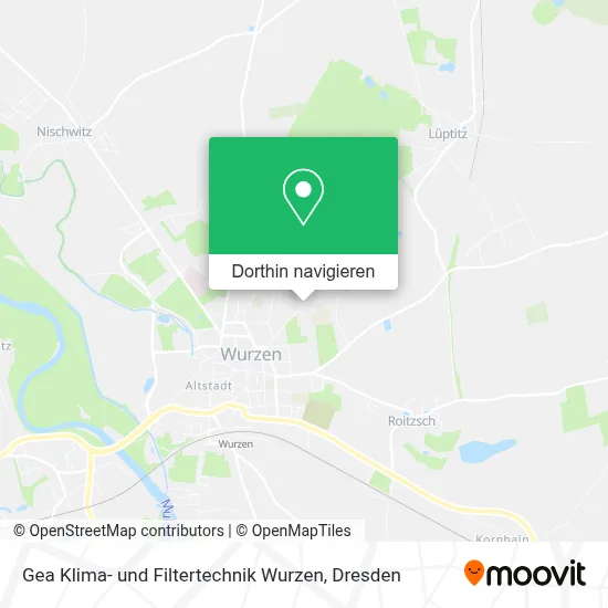 Gea Klima- und Filtertechnik Wurzen Karte