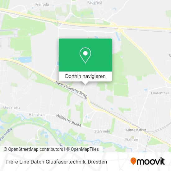Fibre-Line Daten Glasfasertechnik Karte