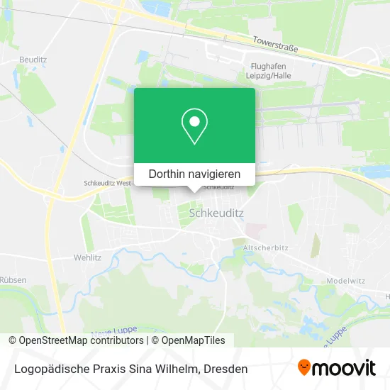 Logopädische Praxis Sina Wilhelm Karte