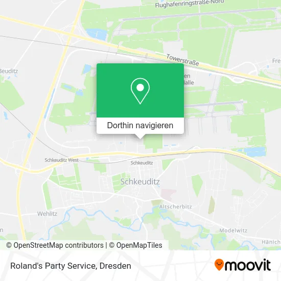 Roland's Party Service Karte