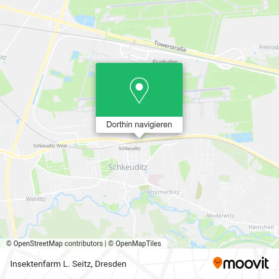 Insektenfarm L. Seitz Karte