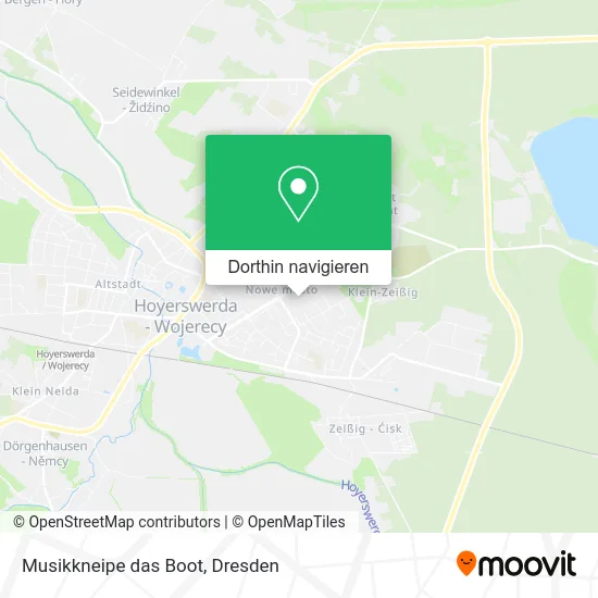 Musikkneipe das Boot Karte