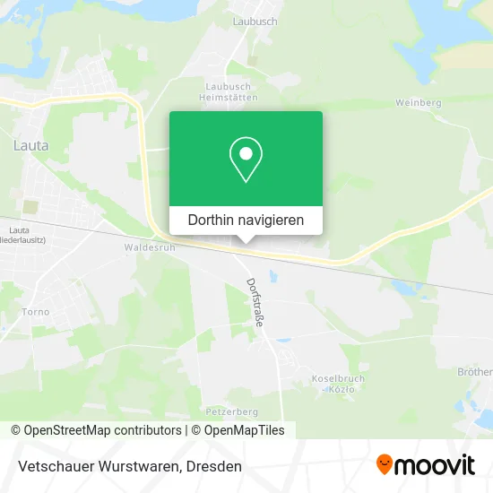 Vetschauer Wurstwaren Karte