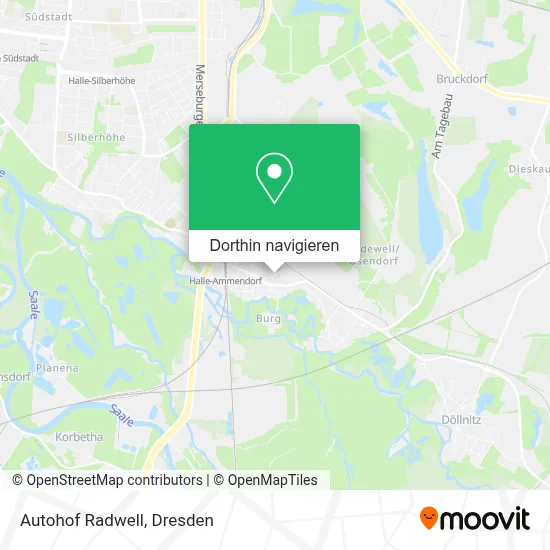 Autohof Radwell Karte