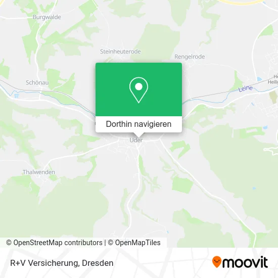 R+V Versicherung Karte