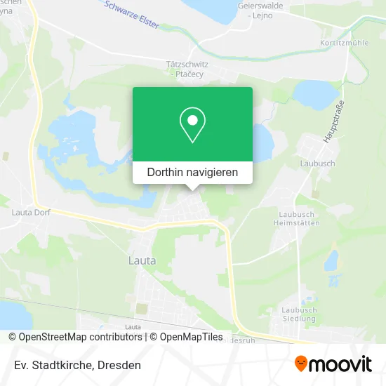 Ev. Stadtkirche Karte