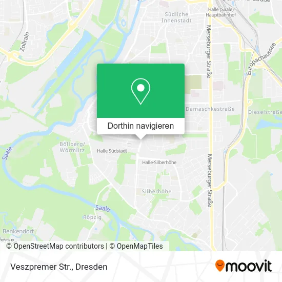 Veszpremer Str. Karte