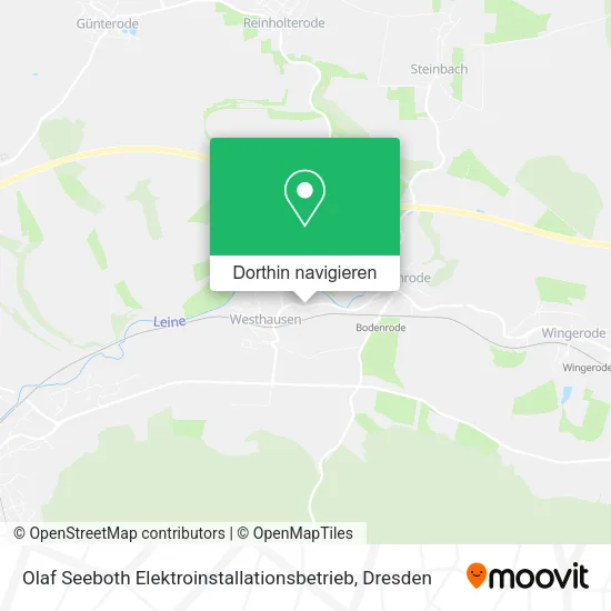 Olaf Seeboth Elektroinstallationsbetrieb Karte