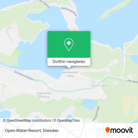 Open-Water-Resort Karte