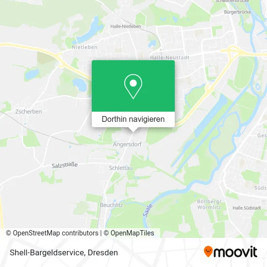 Shell-Bargeldservice Karte