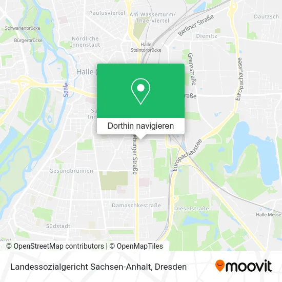 Landessozialgericht Sachsen-Anhalt Karte