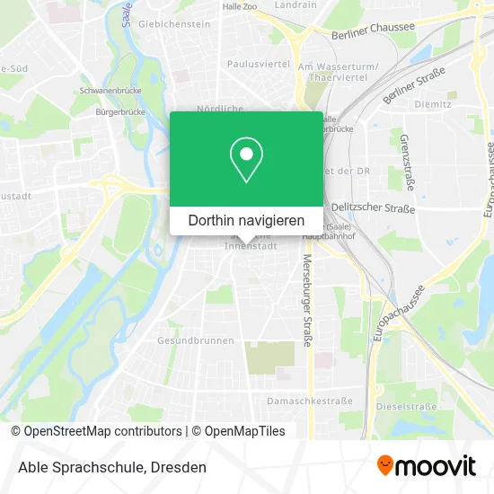 Able Sprachschule Karte