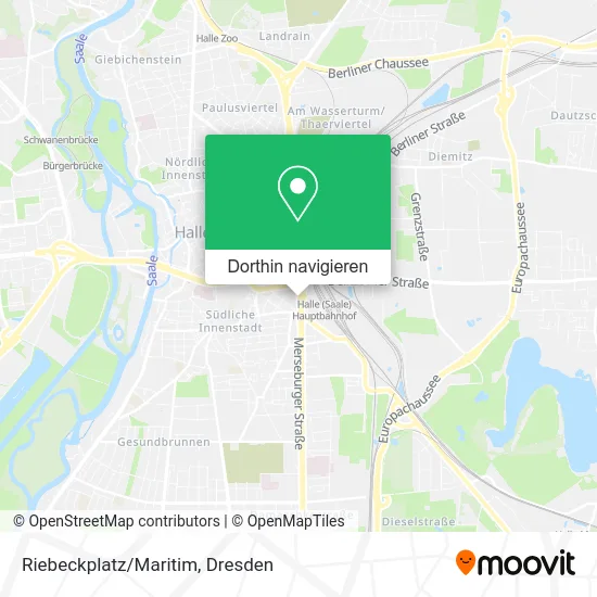 Riebeckplatz/Maritim Karte