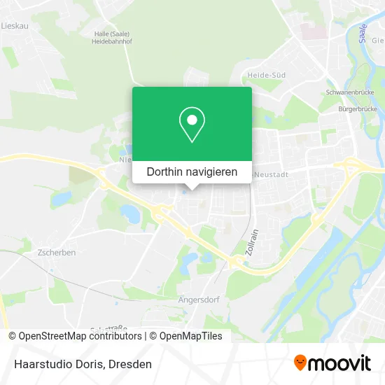 Haarstudio Doris Karte