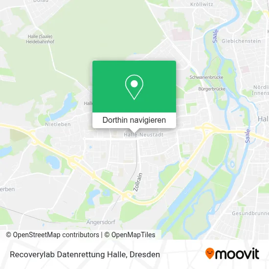 Recoverylab Datenrettung Halle Karte