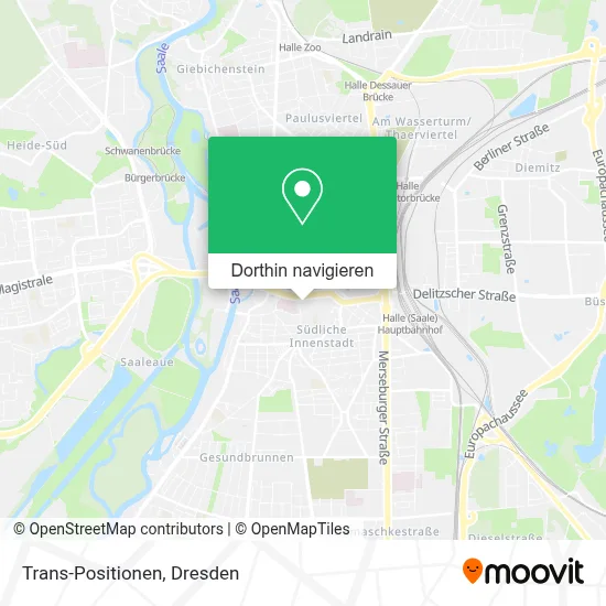 Trans-Positionen Karte