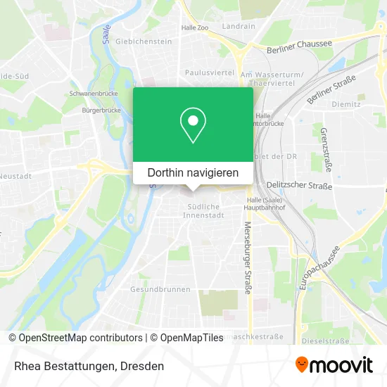 Rhea Bestattungen Karte