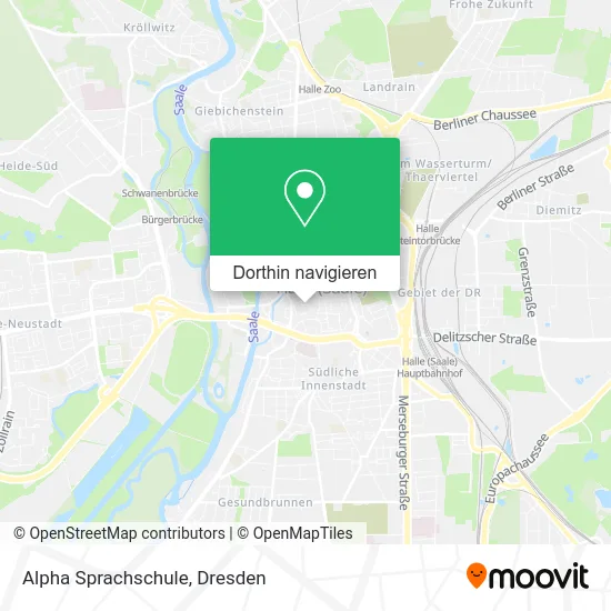 Alpha Sprachschule Karte