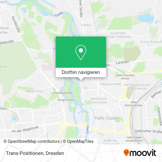 Trans-Positionen Karte