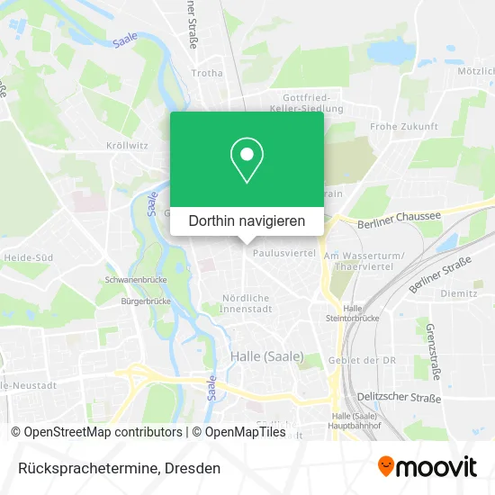 Rücksprachetermine Karte